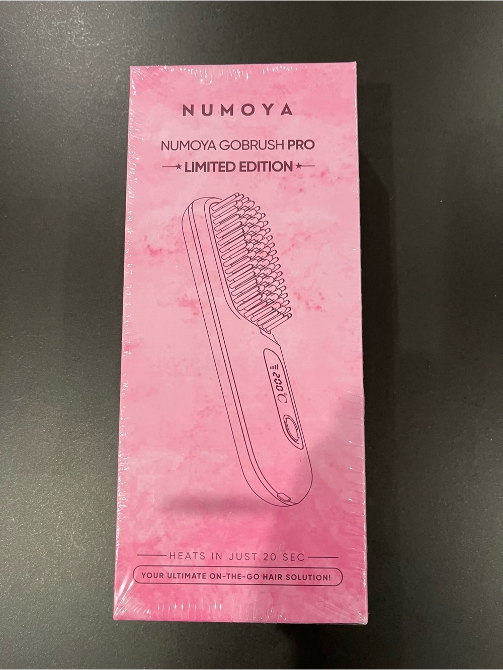 Pink GoBrush Pro Limited Edition Heated Hair Brush